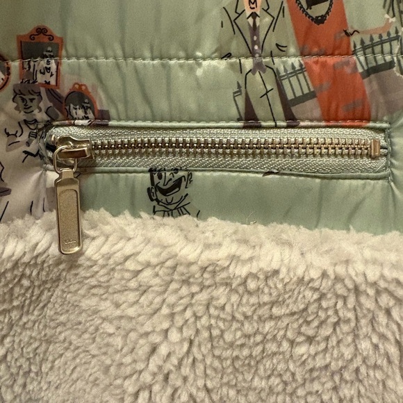 NWT Disney Parks × Loungefly Haunted Mansion Sherpa Fleece Jacket – [1X] - Picture 8 of 16